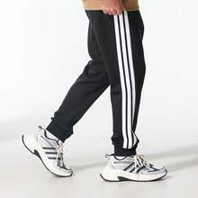 Quần thể thao nam Adidas 2026 mùa xuân mới, kiểu dáng thường ngày, lót giữ nhiệt, 3 sọc, ống côn, chất liệu bền chắc, mã JD1861. - màu đen - Xem 4