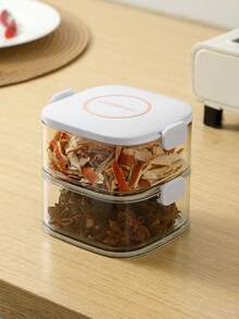 1个透明塑料多层调料盒，厨房调味料收纳盒 - 彩色 - 查看 7