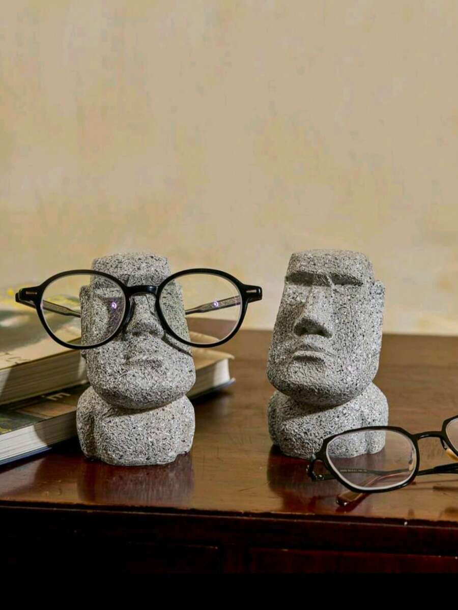 1pc Creative Funny Eyeglasses Holder, Eyewear Store Decor, Office Desk Accessory, Gift, Eyeglass Storage Rack, Gender Reveal Party, Perfect For Birthday, Wedding, Party, Great Gift For Coworkers, Friends And Family, Back To School Essential, Room Decor - Multicolor - View 1