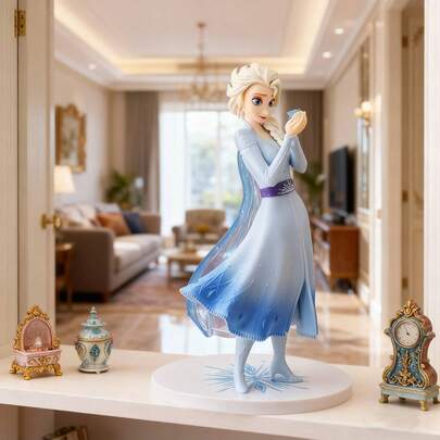 Frozen (Snow Queen) Figurines – Cake Decoration-Ready, Ideal Toys For Girls. Fits Desktop/Furniture Decor, Character & Toys Collections & Displays; Perfect For Christmas Gifts, Christmas Decorations, Girls Toys Gifts, Boys Gifts, Party Bag Filler, Christmas Stocking Fillers, Mystery Box & New Year & Birthday Gifts.