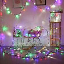 Connectable Red And White Christmas String Lights, 2Pack Total 164FT 400LED Christmas Lights For Outdoor/Indoor, Plug In Tree Lights With 8 Modes, String Lights For Christmas Decorations Holiday - Multicolor - View 4