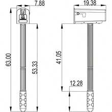 MailboxesARCHITECTURAL MAILBOXES Newbury™ - Buzón de plástico a Prueba de óxido para Exterior con Poste Mocha buzón Medio en la acera Aprobado por  para Entrega residencialMailboxes - Moca - Ver 9