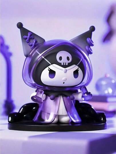 Sanrio Sanrio 1pc-Halloween Kuromi Blind Box, Dark Series, Hand-Made Figurine Doll Toy Desktop Ornaments, Female Birthday Gifts, Blind Box Models With Random Styles, Hand-Made Ornaments Gifts, HelloKitty, Kuromi, Melody, Various Styles, Party Gifts, Birthday Gifts, Gift Fillers, Birthday Parties, (Some Parts May Be Random), Festival Essentials, Autumn, Thanksgiving, Halloween, Christmas, Carnival, Halloween Props, Halloween Party, National Day, Autumn