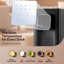 Instant Hot Water Dispenser, 3S Single Cup Boiling Water, 2.5L Filtered Water Dispenser(Filter Not Included), Removable Water Tank, Digital Touch Screen - View 2