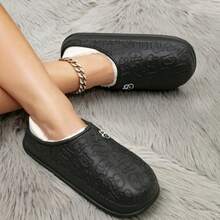 نعال منزلية دافئة مبطنة مانعة للانزلاق للنساء، نعال داخلية فاخرة من الفرو للحوامل، متوفرة بألوان متعددة، شتوية