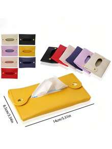 Spot Small Pocket Tissue Cover Out Of The Wet Tissue Packing Bag Small Facial Tissue Bag Sanitary Napkin Storage Bag - Multicolor - View 2