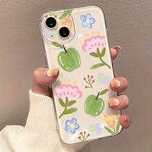 Funda Transparente para Teléfono con Patrón de Flor de Manzana para iPhone 16/para iPhone 14/para iPhone 13 Pro/para iPhone 13/para iPhone 16 Plus/para iPhone 15/para iPhone 16 Pro Max/para iPhone 11/para iPhone 12 Pro Max/para iPhone 11 Pro/para iPhone 15 Pro Max/para iPhone 12/para iPhone 14 Pro/para iPhone 14 Pro Max/para iPhone 16 Pro/para iPhone 15 Plus/para iPhone 11 Pro Max/para iPhone 12 Pro/para iPhone 14 - Colores mixtos - Ver 4