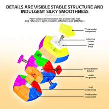 SENGSO 7轴3x3魔方 专业比赛高难度特殊外星魔方 光滑魔方 - 彩色 - 查看 4