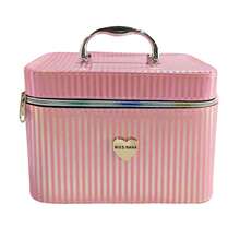 maletín de maquillaje - Azul y blanco - Ver 3