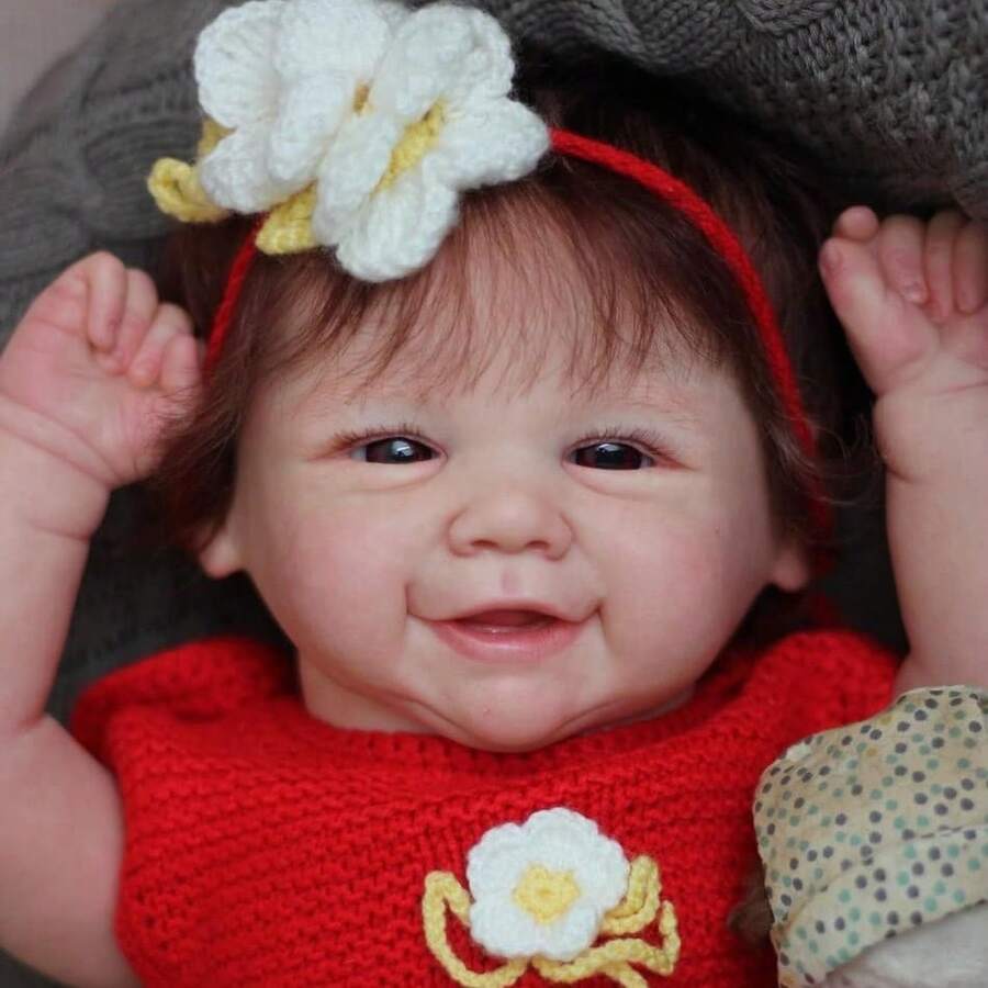 Reborn Baby Dolls 19 Inch Lifelike Baby Doll Cute Girl Soft Body Realistic Newborn Reborn Babies Looks Like A Real Baby Handmade Dolls For Children's Gifts - Nhiều màu - Xem 1