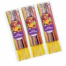10-Inch High Quality Fragrant Fruit Incense Sticks, Mixed Fruit Scented Incense Sticks, Suitable For Meditation, Yoga Studio, Long-Lasting Aroma, Air Purifying - Fruity Mixed Fragrance - View 5