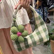 Women Clutches - màu xanh lá - Xem 6