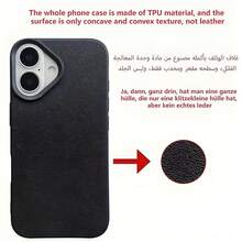 Funda de teléfono linda 1pc Estrella y Luna Universo Collage Diseño de patrón impreso UV Funda de teléfono con textura de cuero, adecuada para iPhone 17, 16, 15, 14, 13, 12, 11 Pro Max Plus, funda protectora de TPU suave, una cubierta protectora elegante y moderna, funda de teléfono con patrón creativo para tu teléfono que también merece un pequeño regalo. - 1 pieza - Ver 6