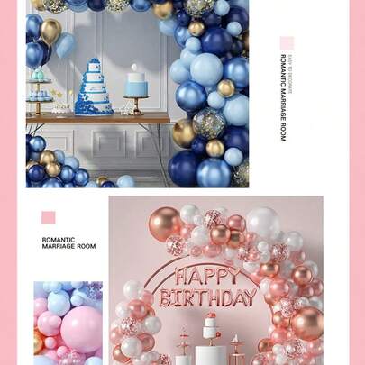 Party Decoration Balloon Sets For Anniversary, Birthday, Wedding, Baby Shower, Theme Party, Graduation, Bachelorette Party, Etc.