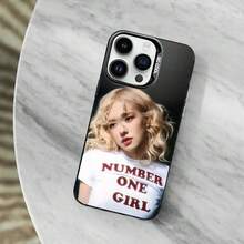 Funda de Teléfono Caliente Singer D-De La R-Rose para 11,12,13,16,14,15,17,Pro,MAX Cubierta Negra Mate a Prueba de Golpes - Z1 - Ver 12