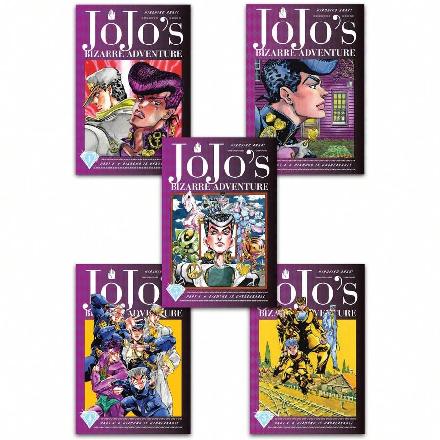 Jojos Bizarre Adventure Part 4 Diamond Is Unbreakable Vol 1-5 Collection 5 Books Set - Sets - View 1