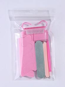 15/10/5/2/1 件套一次性美甲套装 | 美甲修脚套装，迷你指甲锉和指甲棒套装，双面指甲锉，泡沫指甲分离器，指甲刷，木质指甲棒，指甲清洁工具，DIY 美甲护理用品 - 彩色 - 查看 7