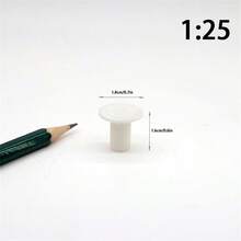 1:30/1:25/1:20/1:12 比例迷你植绒沙发椅，微型家具沙发椅装饰，DIY立体模型建筑材料沙发椅模型，逼真单人座植绒沙发模型，娃娃屋沙发椅，娃娃屋家具，游戏屋家具，圣诞礼物，新年礼物，情人节礼物，生日礼物（送给朋友） - 彩色 - 查看 15