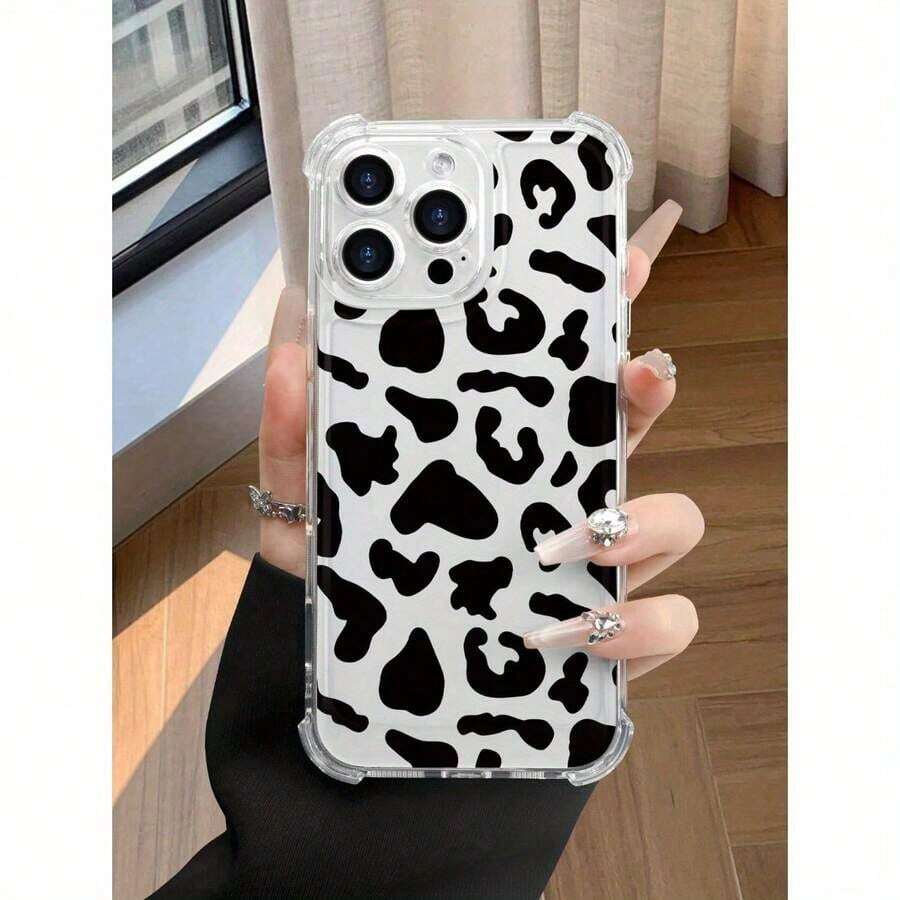 Fundas Protectora Transparente con Patrones de Líneas Abstractas y Bolsas de Aire en las Cuatro Esquinas, para Varios Modelos y Perfecta como Regalo - Multicolor - Ver 1