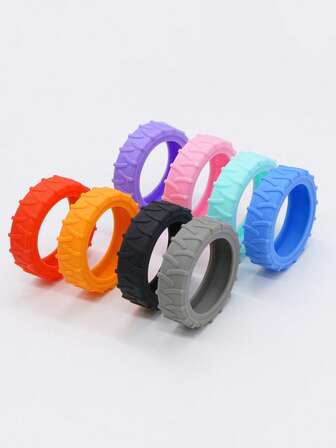 1/4/8件装男女通用行李箱轮保护套，防震、静音降噪硅胶材质，旅行必备，适合旅行、家庭露营、户外海滩、暑假、返校季等场合。