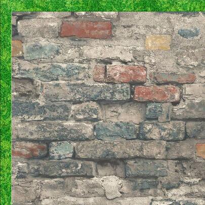 Industrial Brick Pattern Peel And Stick Wallpaper Self Adhesive Vinyl For Walls 172 Sq Ft