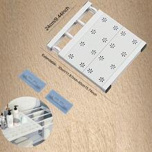 1pc Expandable Shelf, Closet Shelf, Adjustable Storage Rack, Extendable Tiered Shelf, For Cabinet, Wardrobe, Kitchen, Bathroom, No Drilling Required Kitchen Items Kitchen Accessories Kitchen Tools