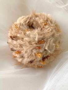 1 Roll Green Yarn Tricot Wool Blends Diy Hand Knitting Features Hand Mixed Plush Yarn Wool Ball Crochet Woven Hairpin Sweater