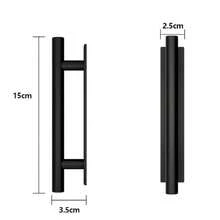 1pc Self-Adhesive Plastic Door Handle, Easy-Paste Furniture Pull, Modern Push Handle For Cabinet Sliding Door, 3.5cm/1.37in Wide, 15.5cm/6.1in Long, Space-Saving Organizer Knob, Multiple Colors Available - Multicolor - View 3