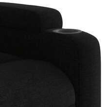 vidaXL Relaxsessel Schwarz Stoff - Negro - Ver 8