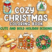 (120g Upgraded Thicker Paper, Pearl Paper Cover, 2025 New Design, 24 Pages, Single-Sided Printing) 1 Coloring Book, Merry Christmas, Beautiful Patterns, Clear Lines, Suitable As Halloween, Christmas, New Year, Birthday Party Gifts, A Great Way To Relax.