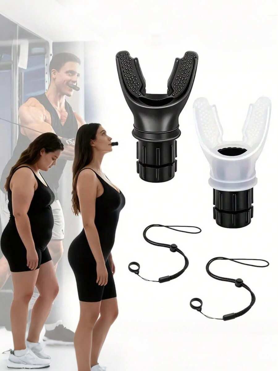 Portable Breathing Trainer,Inhale Respiratory Trainer,Compact Lung Exercise Device,Strength & Respiratory Fitness Equipment,Lung Capacity & Endurance Training Device,With Silicone Mouthpiece & Progressive Resistance System,Improved Sleep Quality,Lung Capacity,For Gym, Cycling, Running, Yoga,Athletics, Swimming, Gymnastics, Martial Arts,Boxing,Football,Outdoor Activities,Ski,Basketball Accessories,Golf Accessories,Fake Braces