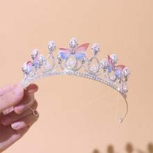 إكليل رأس عروس مصنوع يدويًا بتصميم الفراشة، مناسب للمناسبات اليومية والعطلات والحفلات الزفاف