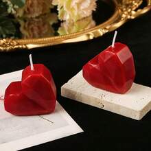 1pc Heart-Shaped Scented Candle, Fragrance Home Decor Ornament Gift For Valentine's Day - Multicolor - View 4
