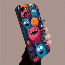 Funda de Teléfono Mate con Patrón de Mariposa Angel Eyes Impresa en UV Protección Completa de 360 Grados Compatible con iPhone 11 12 13 14 15 Pro Max 16 XR X/XS 7 8 Plus SE Mini Smartphones - Mezcla de colores - Ver 4