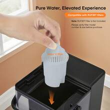 Instant Hot Water Dispenser, 3S Single Cup Boiling Water, 2.5L Filtered Water Dispenser(Filter Not Included), Removable Water Tank, Digital Touch Screen - View 6