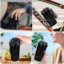 1 pieza Taza de viaje aislada con tema de matemáticas, tapa a prueba de fugas con asa, mantiene la temperatura de las bebidas calientes/frías durante mucho tiempo, regalo ideal para matemáticos, profesores, estudiantes - Taza de acero inoxidable de 18 onzas, diseño impreso con fórmula matemática adecuado para estudiantes universitarios de matemáticas, clubes de matemáticas, entusiastas de las matemáticas - Taza de café negra - Negro - Ver 3