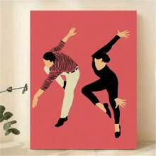 1pc Chic Movie Dance Canvas Poster - Wall Art - For Living Room, Bedroom & Home Office Decor - Suitable For Art Lovers & Movie Enthusiasts - Perfect Gift For Housewarming & Birthday Unframed - Multicolor - View 9