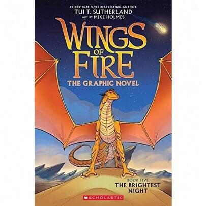 The Brightest Night (Wings Of Fire Graphic Novel 5 ) By Tui T. Sutherland