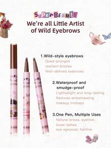 FLORTTE I Am Super Beauty Liquid Eyebrow Pen - 02# Grey - 查看 3