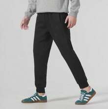 Adidas Thermal Lined Ankle Cuff Men's Sweatpants - Black - View 3