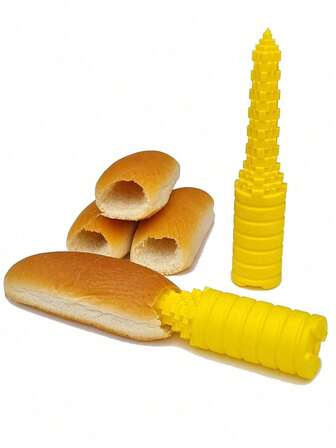 1 件必备塑料热狗滚筒机和热狗面包钻 - 非常适合烧烤和烧烤，适合香肠和其他香肠