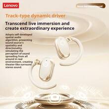 Lenovo EA366 Ear-Hook Bluetooth Headphones, Open-Back Bone Conduction, Bluetooth 5.4 Stable Connection, Sweat-Proof And Anti-Loss For Exercise, Compatible With Apple, Huawei, And Xiaomi, Black - Black - View 3