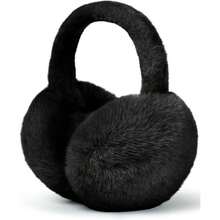 Ear Muffs Winter Women Men Soft Earmuffs Cute Ear Covers Cold Weather Fluffy Ear Warmers Headband Winter Accessories,26339493 - 黑色 - 查看 1