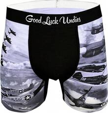 Calzoncillos Boxer de Buena Suerte Coches y Aviones - gris - Ver 11