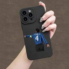 Funda de teléfono con patrón de jugador de fútbol Javier Zanetti, patrones creativos de  caliente, nueva funda de teléfono móvil con ojo de ángel, divertida, simple y de moda para hombres y mujeres, adecuada para fundas de teléfono móvil  11/12/13/14/15/16/16E/16PRO/16 - Mezcla de colores - Ver 6