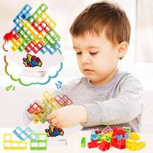 Juego Equilibrio Torre 48PCS Bloques de Construccin de Equilibrio de Descompresin Juegos Mesa perfectos para nios, Adultos Color 48 - Color 48 - Ver 4