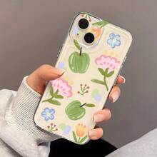 Funda Transparente para Teléfono con Patrón de Flor de Manzana para iPhone 16/para iPhone 14/para iPhone 13 Pro/para iPhone 13/para iPhone 16 Plus/para iPhone 15/para iPhone 16 Pro Max/para iPhone 11/para iPhone 12 Pro Max/para iPhone 11 Pro/para iPhone 15 Pro Max/para iPhone 12/para iPhone 14 Pro/para iPhone 14 Pro Max/para iPhone 16 Pro/para iPhone 15 Plus/para iPhone 11 Pro Max/para iPhone 12 Pro/para iPhone 14 - Colores mixtos - Ver 9