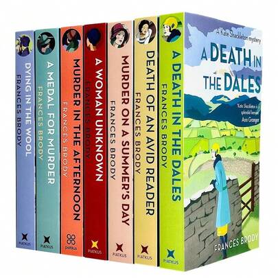 Kate Shackleton Mysteries Series 7 Books Collection Set By Frances Brody (Dying In The Wool, A Medal For ,  In The Afternoon, A Woman Unknown,  On A Summers Day, Death Of An Avid Reader, A Death In The Dales)