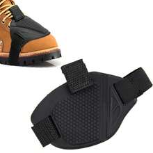 Motorcycle Gear Shift Pad Motorcycle Shoe Protective Cover Heavy-Duty Anti-Slip Rubber Shoe Cover With Safety Hook & Loop Fastener, Suitable For Gear Shift Lever Protector (Unisex Motorcycle Riding Gear Accessories) - Black Motorcycle Accessories Gear Shift Lever Cover Motorcycle Shoe Protector Motorcycle Shoe Cover Motorcycle Gear Shift Lever Cover