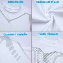 Men Sports Bodysuits & Jumpsuits - 黑色,白色,灰色 - 查看 7